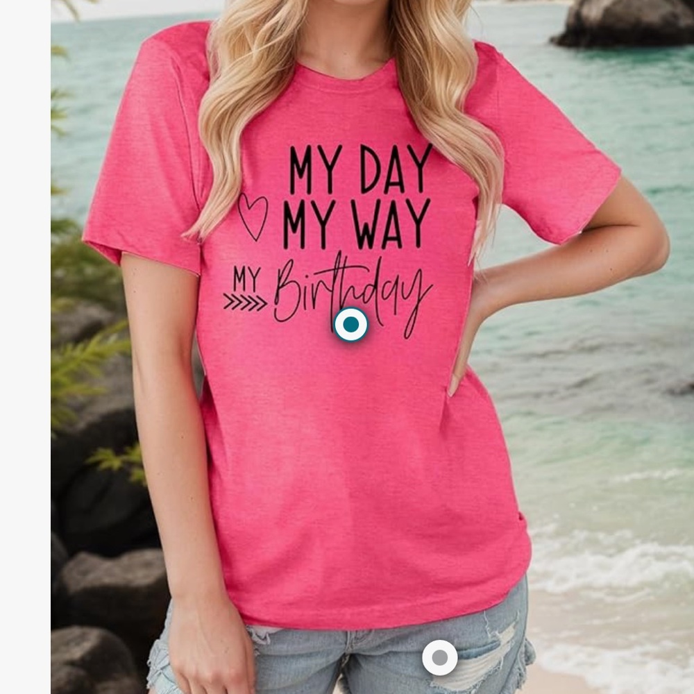 Birthday  girl Graphic T-Shirt NWT